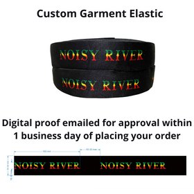 Custom Printed Garment Elastic