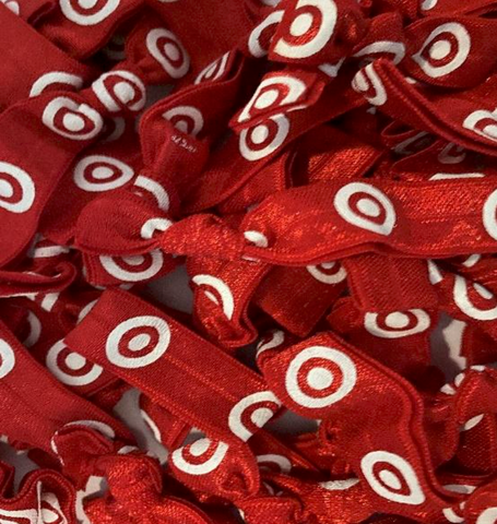 Target Branded Hair Ties | For Sale at Elastic Band Co.