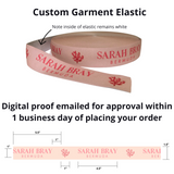 Custom Printed Garment Elastic