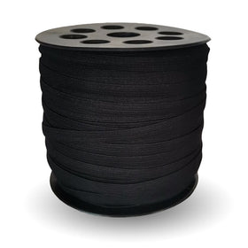 1/4" Elastic Black - 50 yards