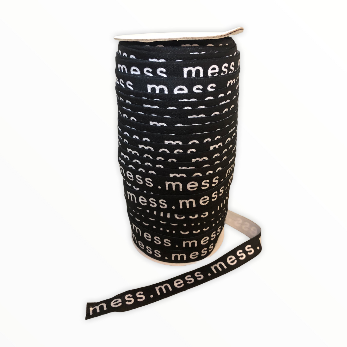 Custom Printed Fold Over Elastic by the Roll - Elastic Band Co.