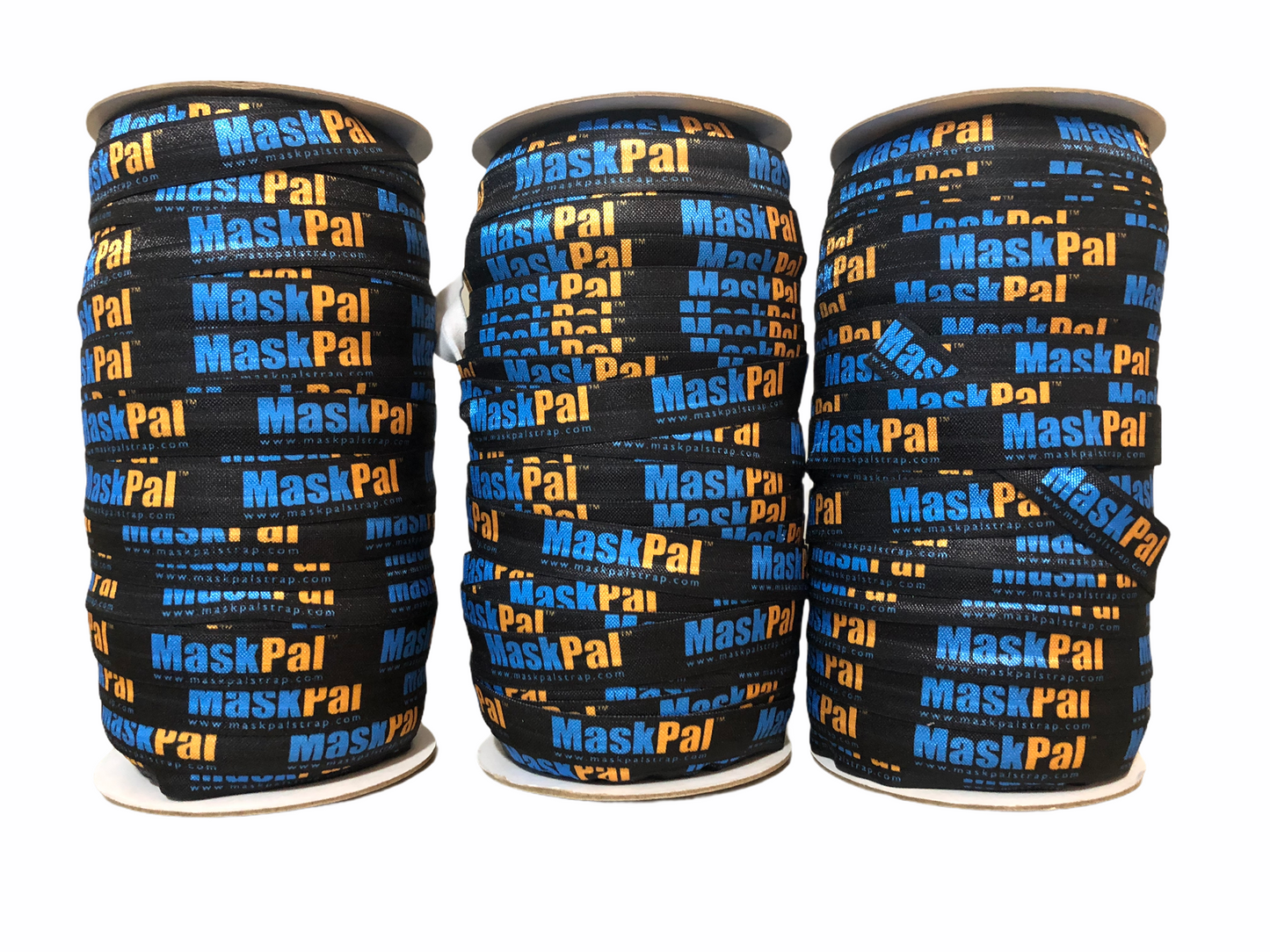 Custom Printed Fold Over Elastic by the Roll - Elastic Band Co.