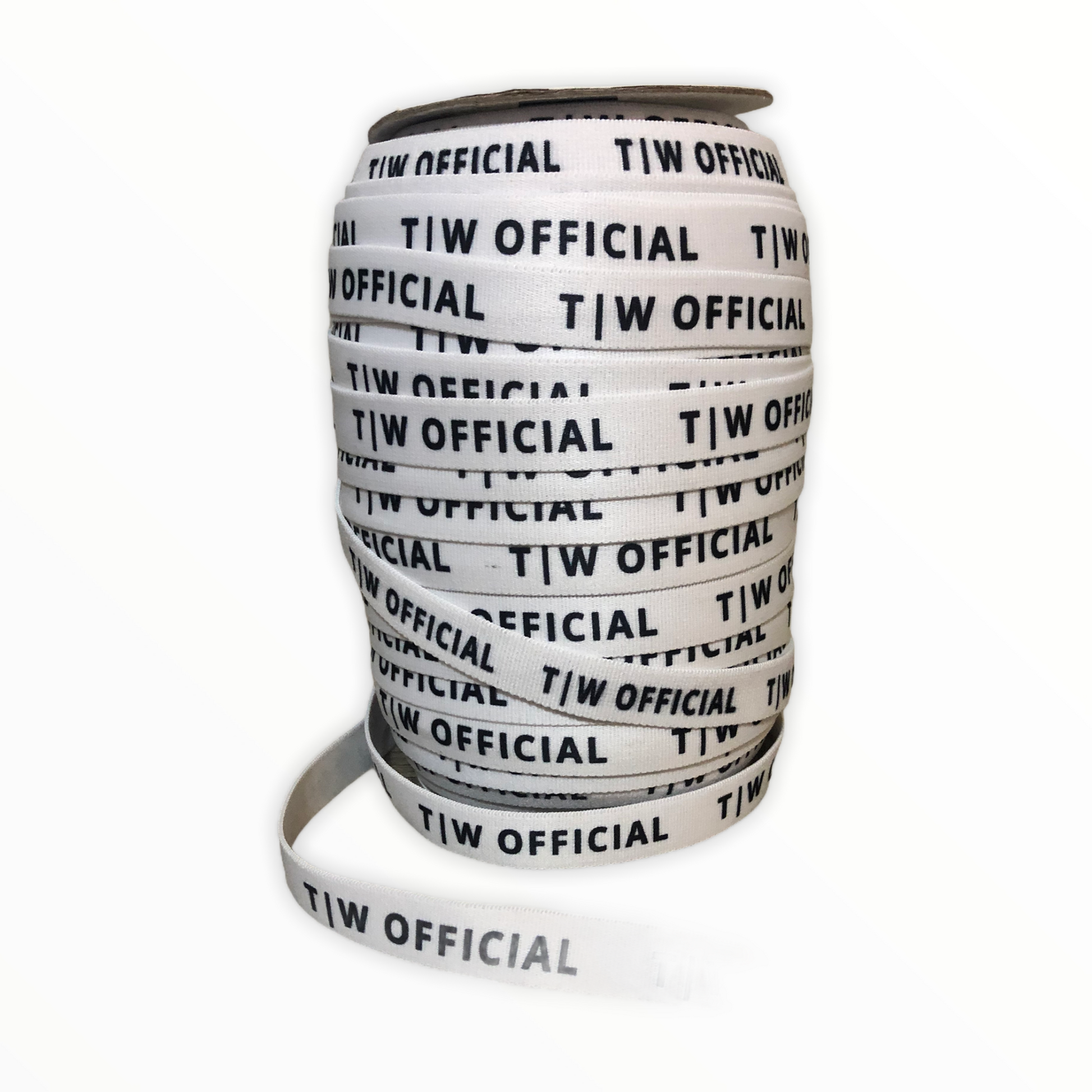 Custom Printed Fold Over Elastic by the Roll - Elastic Band Co.